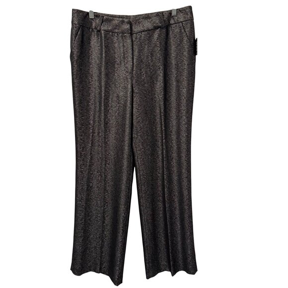 600 West Womens Size 12  Black Multi Wide-Leg Pants. NWT - Picture 3 of 12